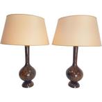 Set Vintage Tafellamp Palissander Hout Lamp Deens Design '60