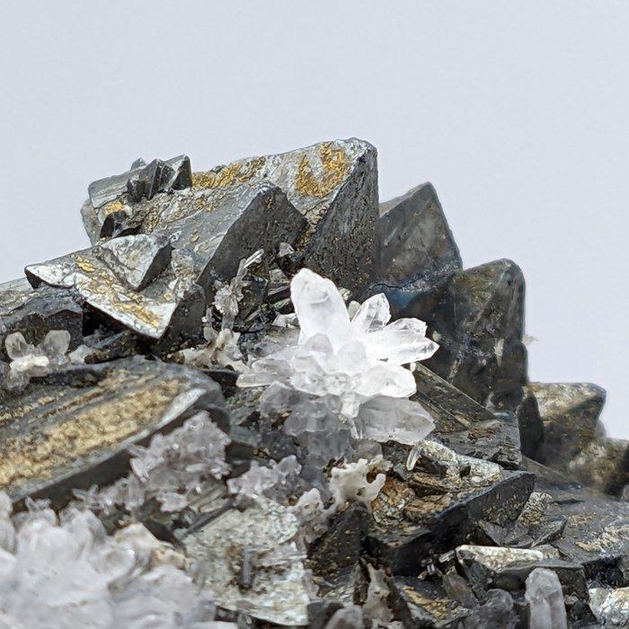 Tetraedrite met kwarts, enorme kristallen uit Peru, Verzamelen, Mineralen en Fossielen