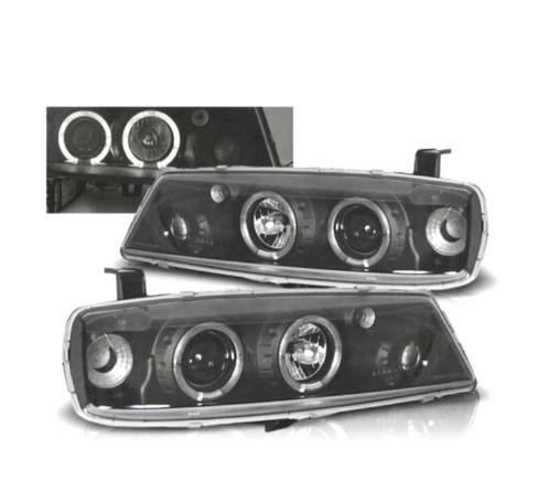 Phares Pour Opel Calibra 90-98 Angel Eyes Fond Noir, Auto-onderdelen, Verlichting, Verzenden