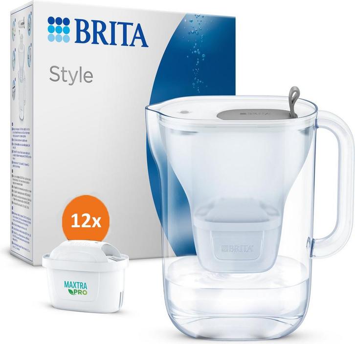 Brita Waterfilterkan Style + MAXTRA PRO Waterfilter 12-pack, Huis en Inrichting, Keuken | Keukenbenodigdheden, Verzenden