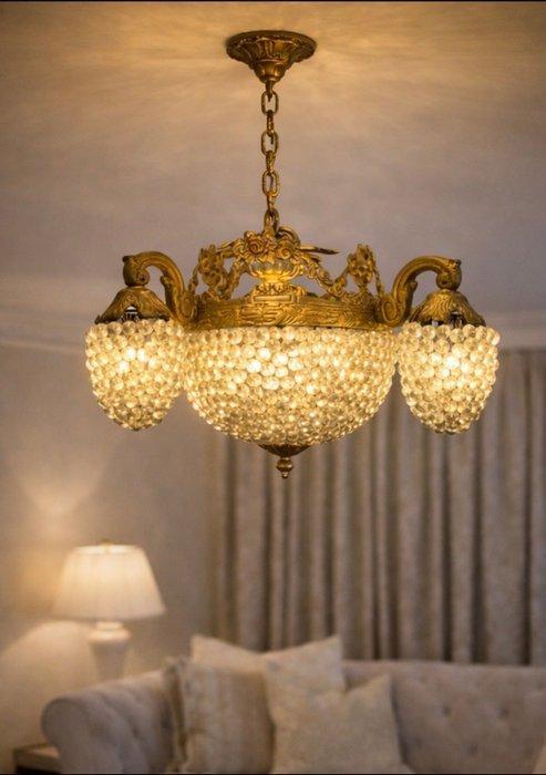 Murano - Kroonluchter - Kristal, Brons -, Antiek en Kunst, Curiosa en Brocante