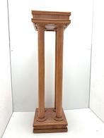 Standaard - Rattan - Vintage plantentafel van rotan bamboe