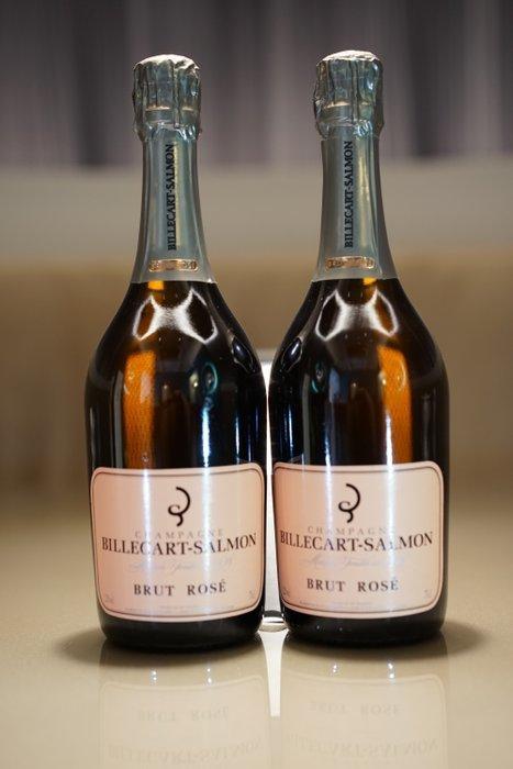 Billecart-Salmon - Champagne Brut, Rosé - 2 Flessen (0.75, Verzamelen, Wijnen