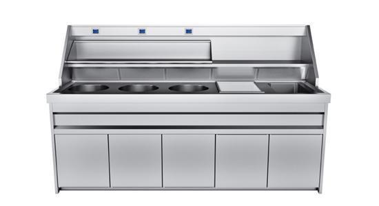 Bakwand Hakto 3 rond 1 vierkant uitschepbak friteuse, Zakelijke goederen, Horeca | Keukenapparatuur, Nieuw in verpakking, Fornuis, Frituur en Grillen