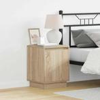 vidaXL Nachtkastje 2 pcs Sonoma eiken 39 x 34.5 x 50 cm, Verzenden, Nieuw
