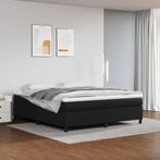 vidaXL Boxspring bed kunstleer zwart 180x200 cm, Verzenden, Nieuw