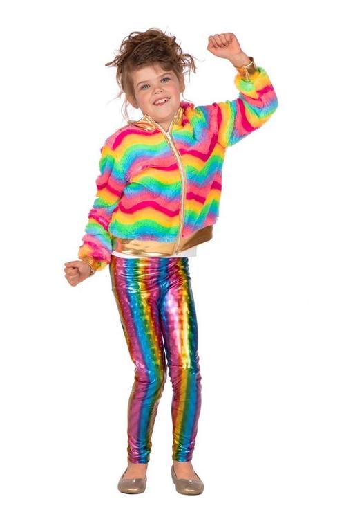 Regenboog Jasje Kind, Kinderen en Baby's, Carnavalskleding en Verkleedspullen, Nieuw, Verzenden