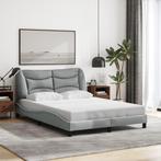 vidaXL Bedframe zonder matras 120x200 cm stof lichtgrijs, Verzenden, Nieuw