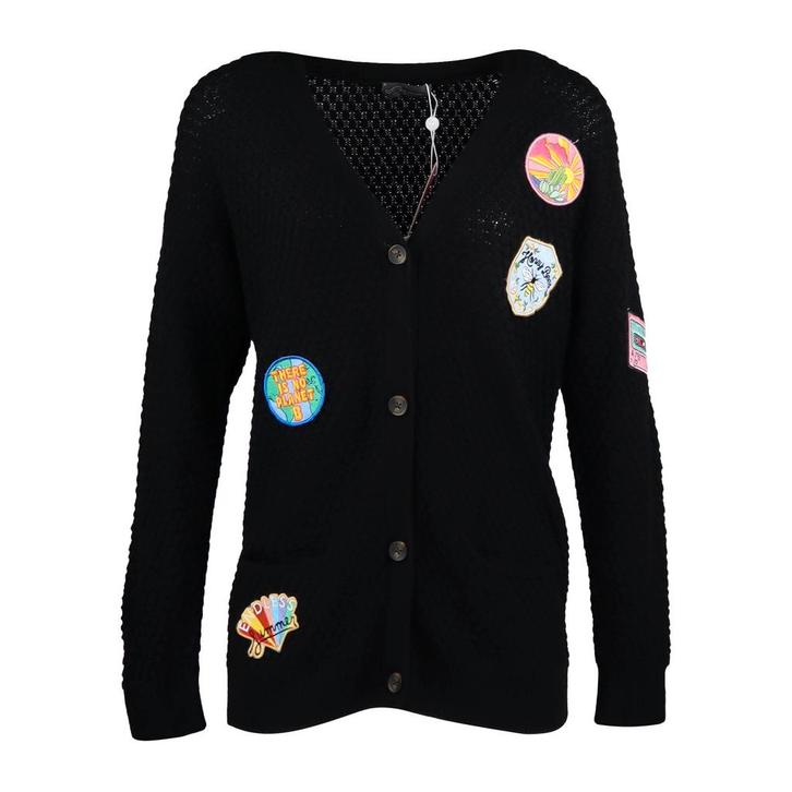 Princess goes Hollywood • wollen vest patches • 36, Kleding | Dames, Truien en Vesten, Zwart, Nieuw, Maat 36 (S), Verzenden