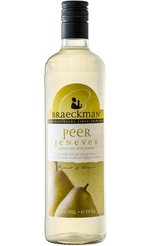 Braeckman Perenjenever 0.7L, Verzamelen, Wijnen, Verzenden