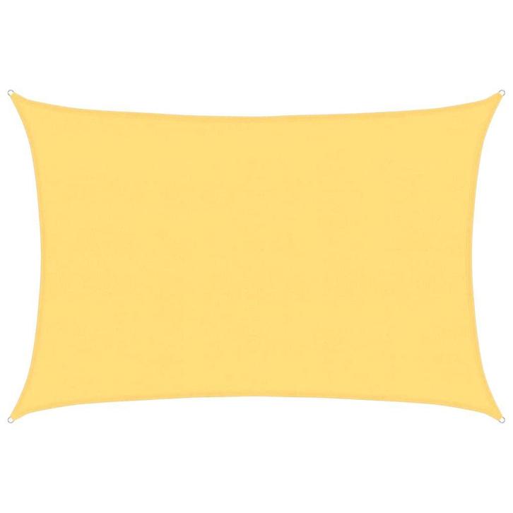 Zonnezeil 5x7m HDPE beige | OP = OP | 46% Korting, Tuin en Terras, Schaduwdoeken, Nieuw, Verzenden