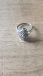 Zonder Minimumprijs - Ring met amulet Witgoud, Handtassen en Accessoires