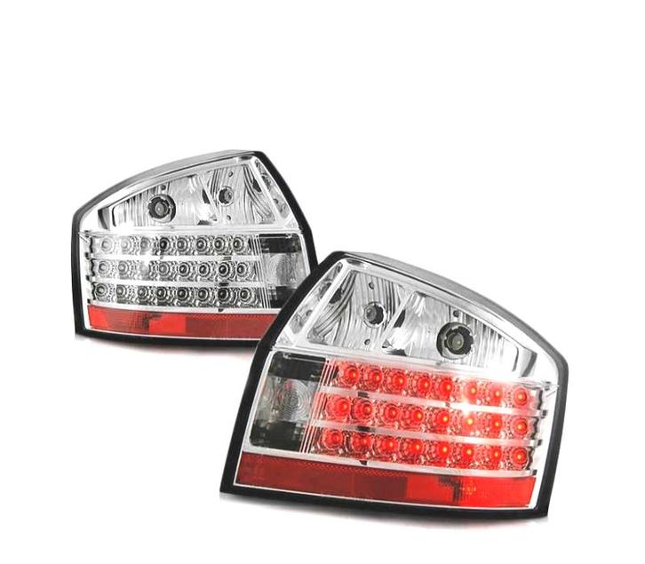 Feux Arrière Pour Audi A4 00-04 Led Chromé, Autos : Pièces & Accessoires, Éclairage, Envoi