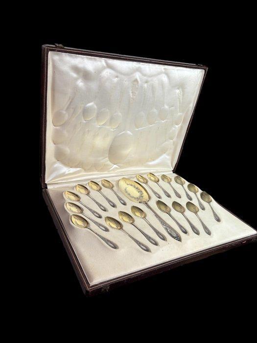 hénin et cie - Bestekset (19) - Goud, Zilver - Service à, Antiek en Kunst, Antiek | Zilver en Goud