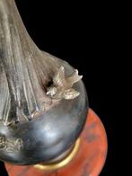 Auguste Moreau - Lampe - Cuivre, Marbre - Signé Art Nouveau, Antiek en Kunst