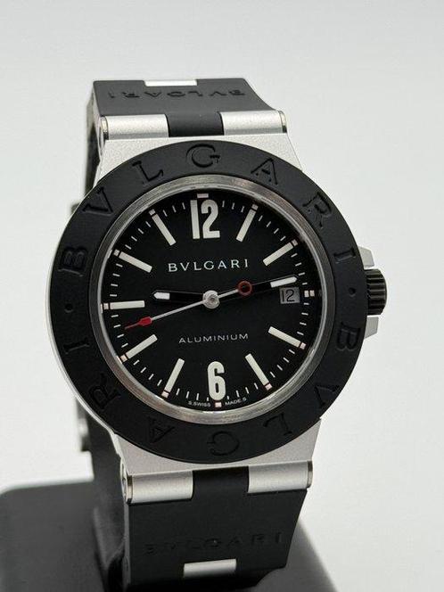 Bvlgari - Aluminium Black Automatic - BB40AT - Unisexe -, Handtassen en Accessoires, Horloges | Heren