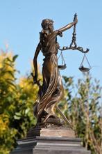 Sculpture, justitia - 34 cm - marbre brillant, Antiek en Kunst