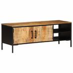 vidaXL Tv-meubel 110x35x40 cm massief ruw mangohout, Huis en Inrichting, Woonaccessoires | Cd- en Dvd-rekken, Verzenden, Nieuw