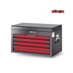 Glory red & black 6-drawer top chestt (glossy paint)