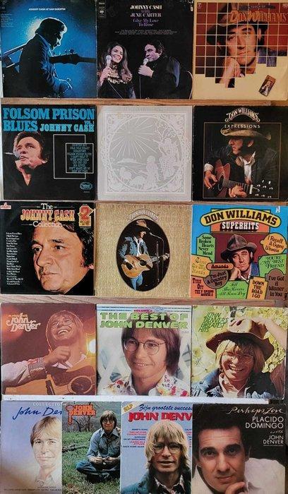 Johnny Cash, John Denver, Don Williams - 16 Albums -, CD & DVD, Vinyles Singles