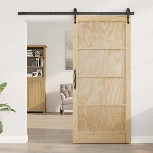 vidaXL Interieurdeur Bruin 93 x 202 cm Multiplex, Doe-het-zelf en Bouw, Deuren en Vliegenramen, Nieuw, Verzenden