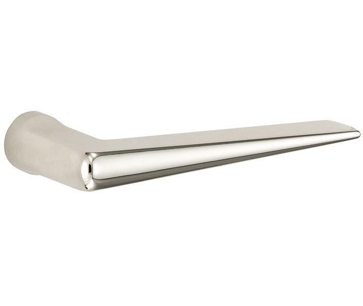 Deurklink Wig glans nikkel, Doe-het-zelf en Bouw, Hang- en Sluitwerk, Klink of Kruk, Nieuw, Overige materialen