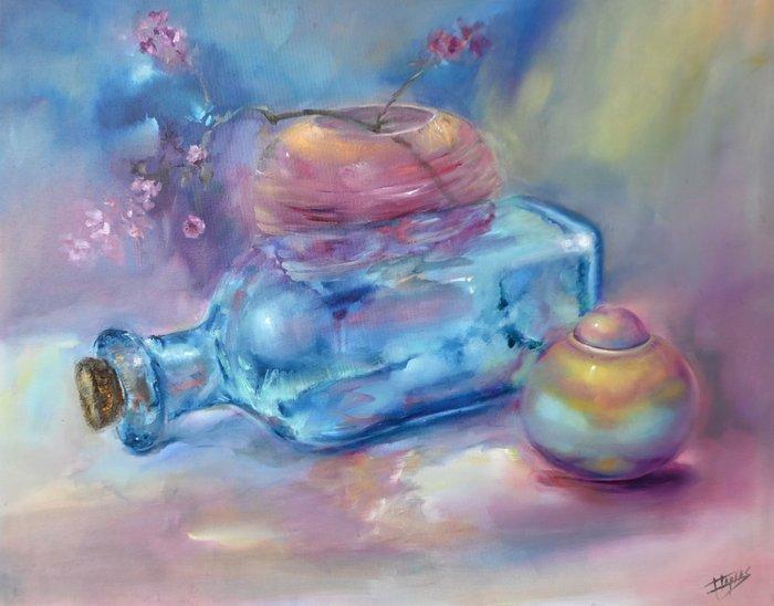 Isabel Tapias T - Recuerdos XL, Antiek en Kunst, Kunst | Schilderijen | Modern