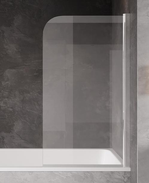 Badwand Torino 90 x 140 cm Chroom Badscherm Draaibaar, Doe-het-zelf en Bouw, Sanitair, Nieuw, Verzenden