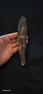 Néolithique Silex magnifique poignard couteau biface en