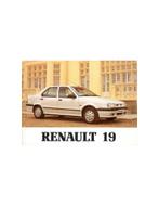 1992 RENAULT 19 INSTRUCTIEBOEKJE SPAANS, Autos : Divers, Modes d'emploi & Notices d'utilisation