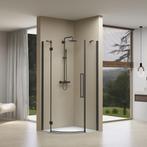 Aanbieding: Douchecabine Van Rijn ST05 Kwartrond Aluminium, Doe-het-zelf en Bouw, Sanitair, Ophalen of Verzenden, Nieuw, Douche