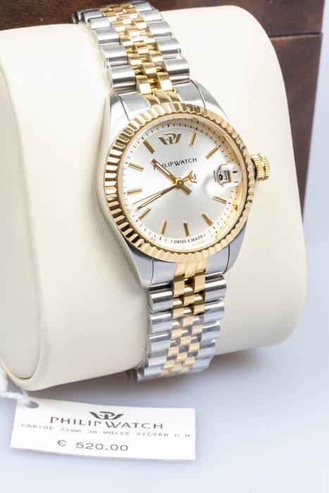Philip Watch - Caribe Urban - Date - Silver - Swiss Made -, Handtassen en Accessoires, Horloges | Heren