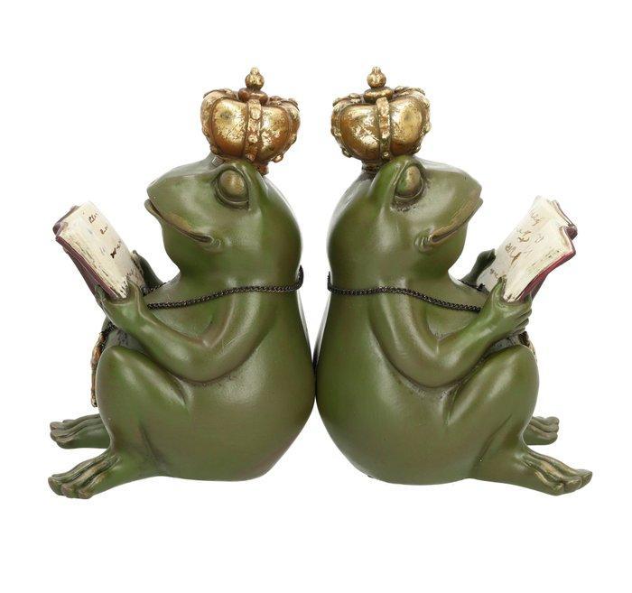 Boekensteunen - Hars - Royal Frogs, Antiek en Kunst, Kunst | Designobjecten