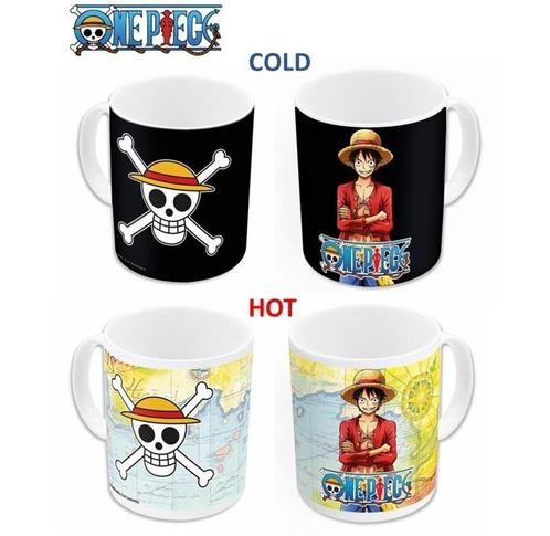 One Piece Luffy Heat Change Mok, Collections, Cinéma & Télévision, Enlèvement ou Envoi