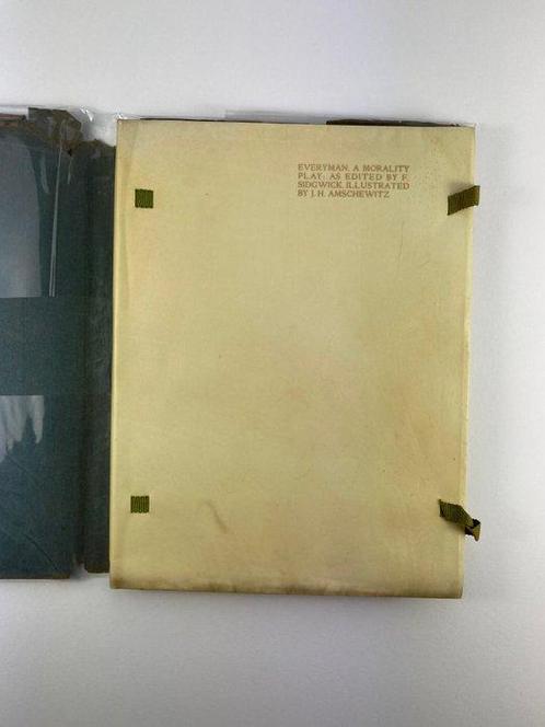 Signed, John H. Amschewitz - Everyman: A Morality Play -, Antiek en Kunst, Antiek | Boeken en Manuscripten
