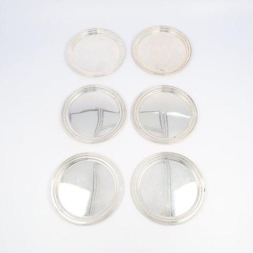 Di Christofalo Wijnglas onderzetters - Sous-verre (6) -, Antiek en Kunst, Antiek | Zilver en Goud