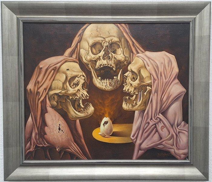 Johfra Bosschart, pseudoniem van Franciscus Johannes, Antiek en Kunst, Kunst | Schilderijen | Klassiek