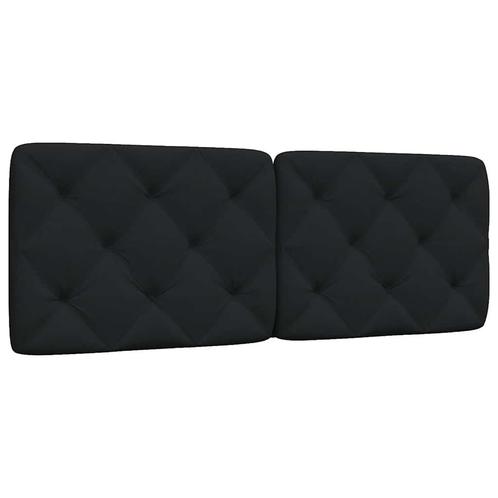 vidaXL Hoofdbordkussen 120 cm stof zwart, Huis en Inrichting, Slaapkamer | Bedden, Nieuw, Verzenden