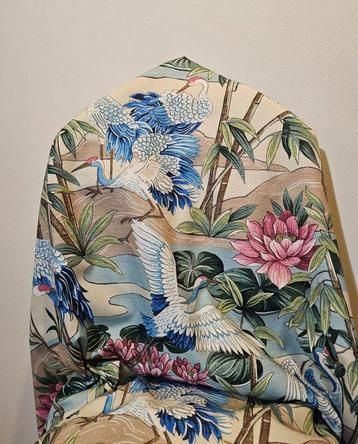 Tissu exclusif oriental de style Art Nouveau -300x280cm-