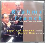 Jaap van Zweden, Derek Han - Brahms, Franck - Violinsonates, Cd's en Dvd's, Verzenden, Gebruikt