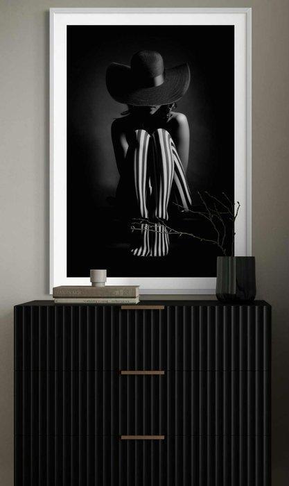 Rudy Barret - Striped Silence - XL, Antiek en Kunst, Kunst | Schilderijen | Modern