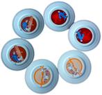 Tintin - Ensemble de 6 assiettes en porcelaine - 6
