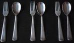 Art Deco cake forks and spoons - Bestekset (22) - Zilver, Antiek en Kunst
