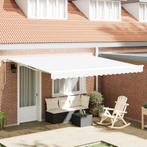 vidaXL Handmatig Uittrekbaar Ligbed Wit 400x300 cm, Tuin en Terras, Verzenden, Nieuw