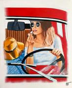 Venturini jean jacques - Elle aime la couleur rouge, Antiek en Kunst, Kunst | Schilderijen | Modern