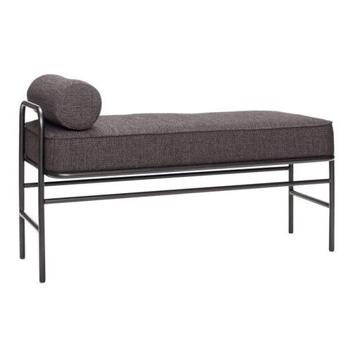 Hübsch - Bank - Pijpbureau - Zwart - IJzer, Polyester - Geen, Antiek en Kunst, Kunst | Designobjecten