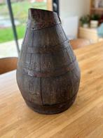 Kruik - Eik - Enorme kan van eikenhout