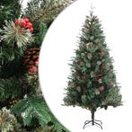 vidaXL Kerstboom met dennenappels 225 cm PVC en PE groen, Nieuw, Verzenden