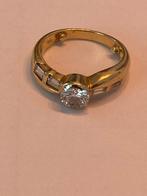 Bague - 18 carats Or jaune - Bague en or jaune avec diamants, Bijoux, Sacs & Beauté, Bagues