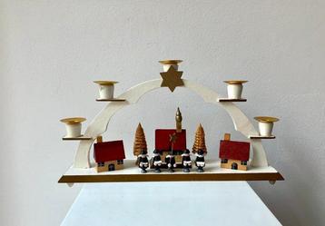 Kerstbeeldje - Schwibbogen - Hout beschikbaar voor biedingen